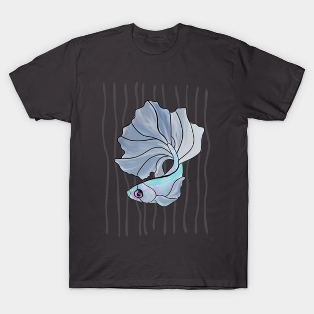 Siamese Fighting Fish T-Shirt by Nixart